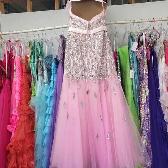 Pink Prom Dress By Alexia Designs - Picture 2 of 3